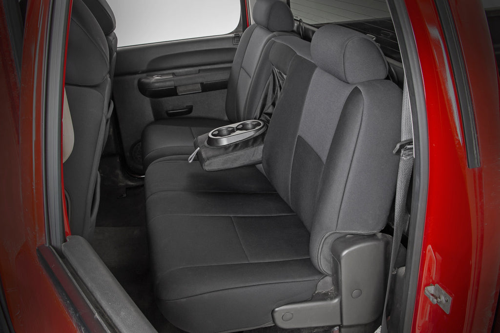Rough Country Seat Covers | FR 40/40/20 & RR Full Bench | Chevy/GMC 1500/2500HD (07-13)