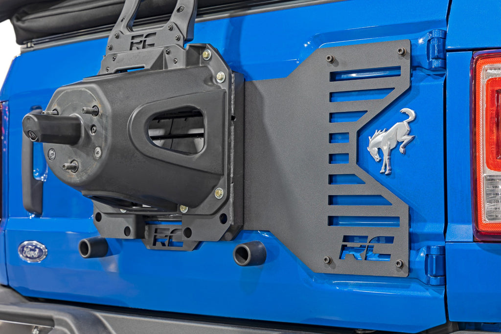 Rough Country Spare Tire Relocation | Tailgate Reinforcement | Ford Bronco (21-23)