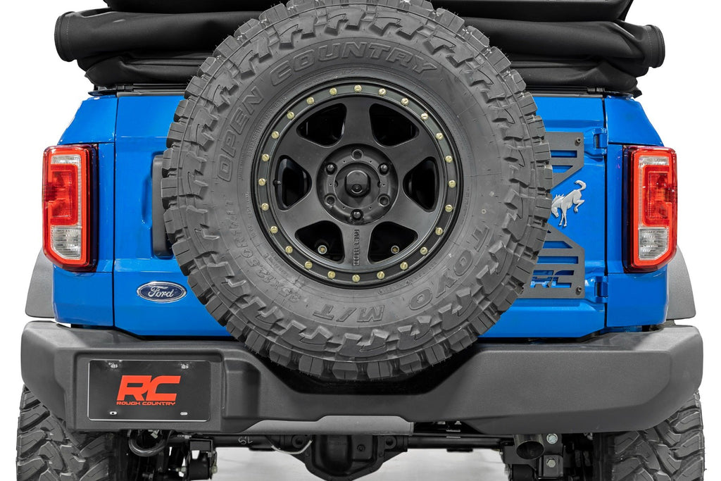 Rough Country Spare Tire Relocation | Tailgate Reinforcement | Ford Bronco (21-23)