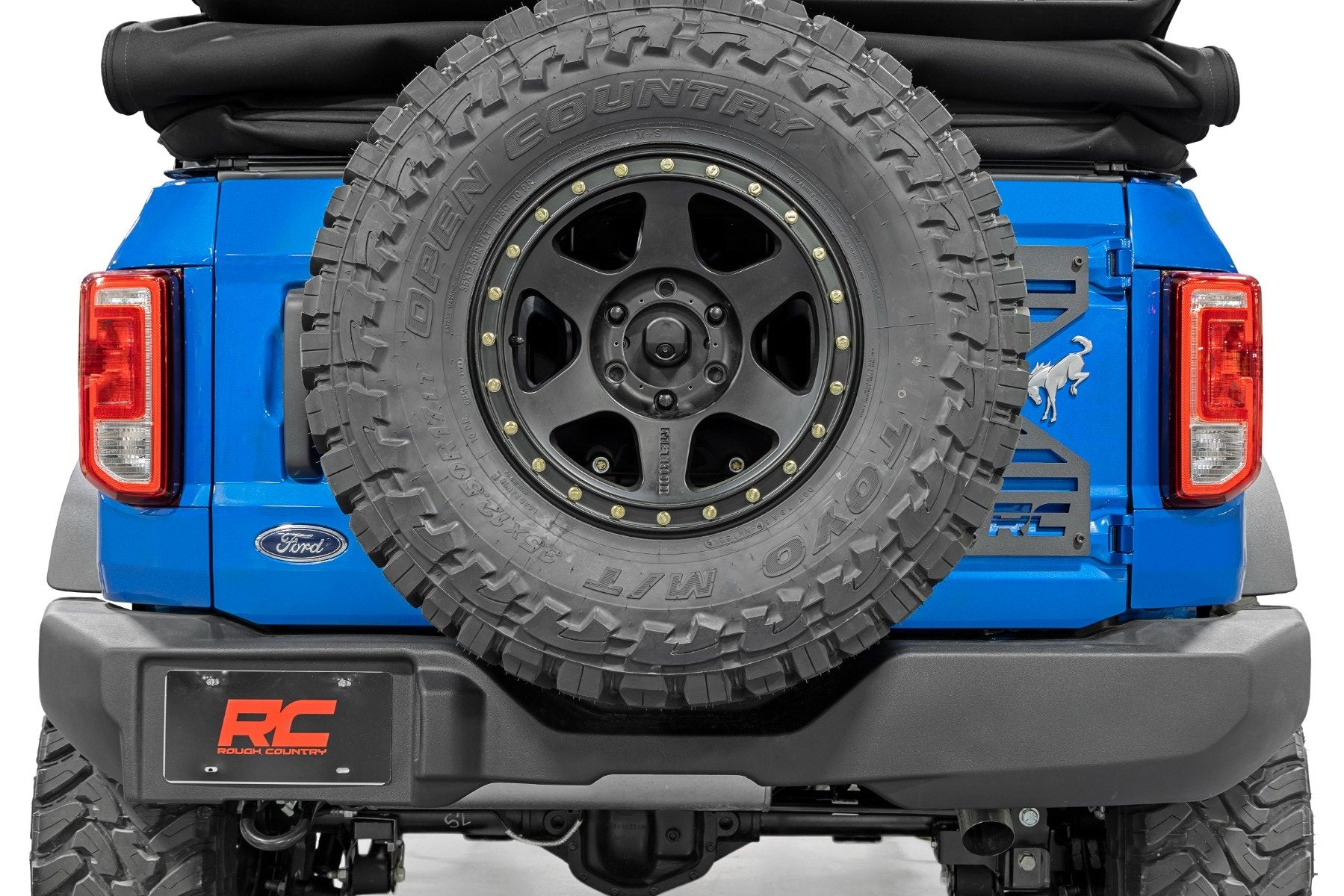 Rough Country Spare Tire Relocation | Tailgate Reinforcement | Ford Bronco (21-23)