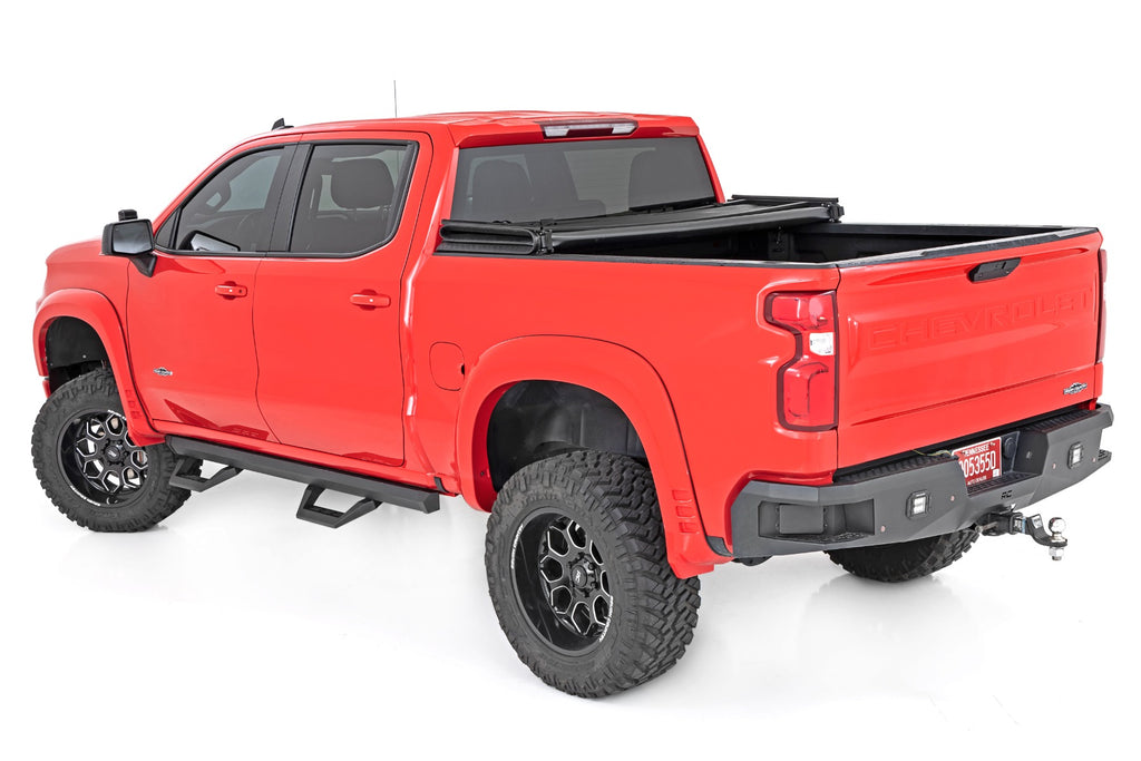 Rough Country SRX2 Adj Aluminum Step | Crew Cab | Chevy/GMC 1500/2500HD (19-23)