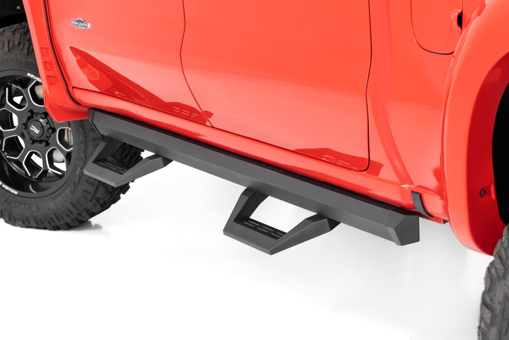 Rough Country SRX2 Adj Aluminum Step | Crew Cab | Chevy/GMC 1500/2500HD (19-23)