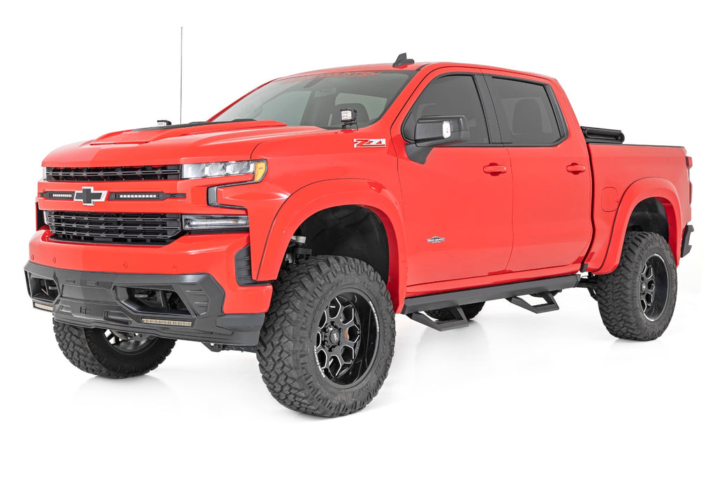 Rough Country SRX2 Adj Aluminum Step | Crew Cab | Chevy/GMC 1500/2500HD (19-23)