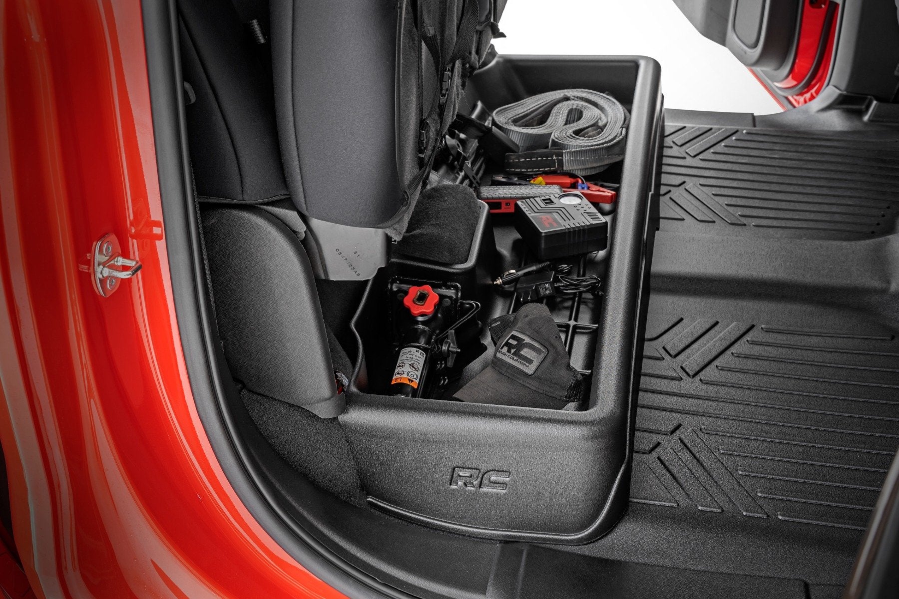 Rough Country Under Seat Storage | Crew Cab | Chevy/GMC 1500/2500HD (19-23)