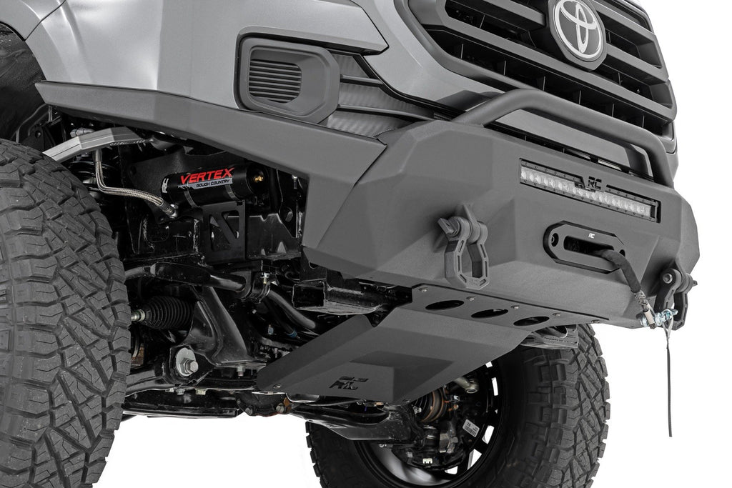 Rough Country Front Bumper |High Clearance | Hybrid | 20" Blk LED | Toyota Tacoma (16-23)