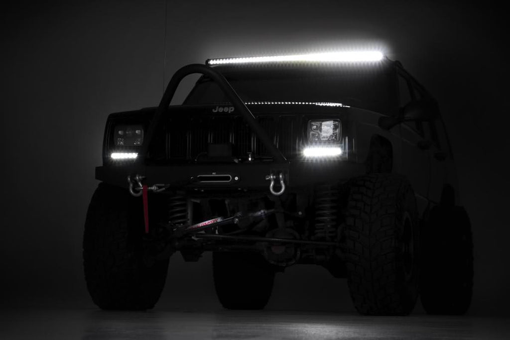 Rough Country Black Series LED | 50 Inch Light| Curved Single Row