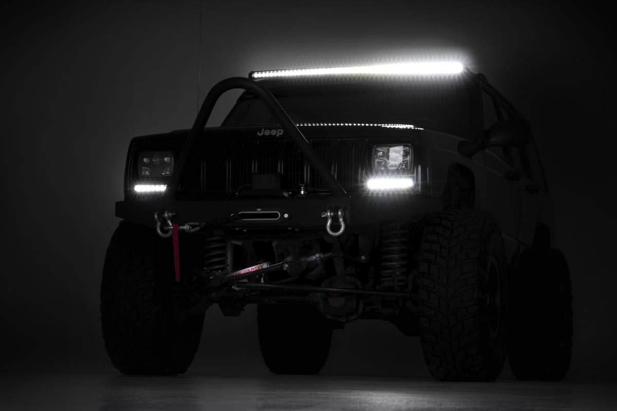 Rough Country Black Series LED | 50 Inch Light| Curved Single Row