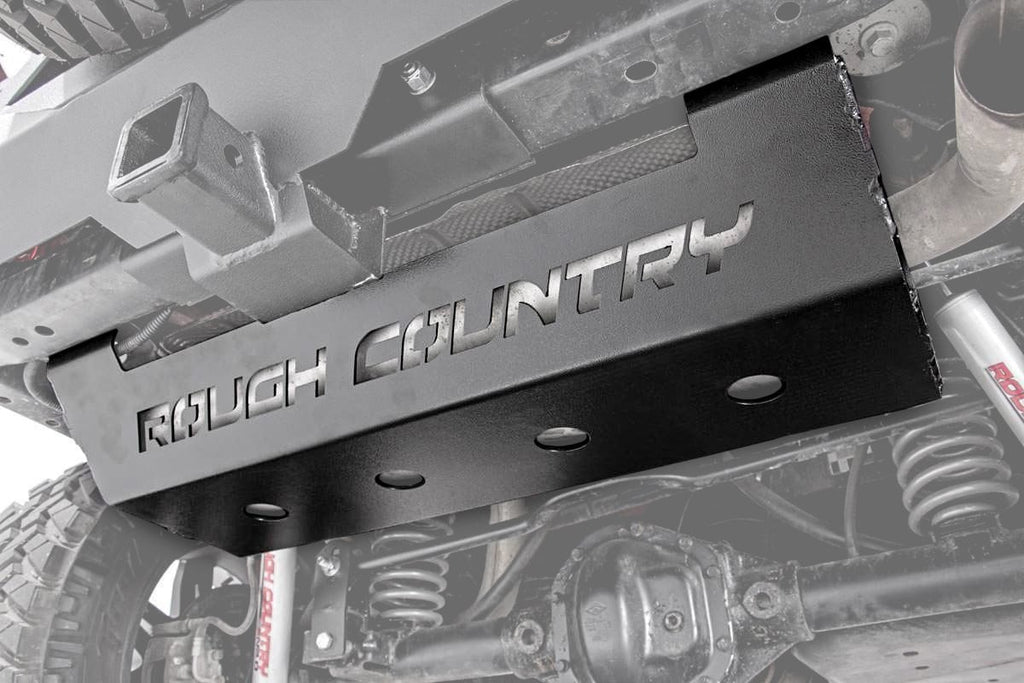 Rough Country Muffler Skid Plate | Jeep Wrangler JK  (2007-2018)
