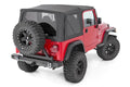 Rough Country Soft Top | Replacement | Black | Half Doors | Jeep Wrangler YJ (87-95)