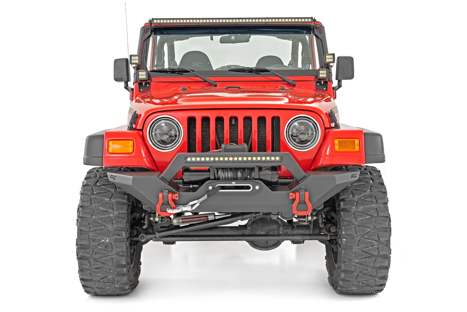 Rough Country Fender Flare Kit | 5.5" Wide | Jeep Wrangler TJ 4WD (1997-2006)