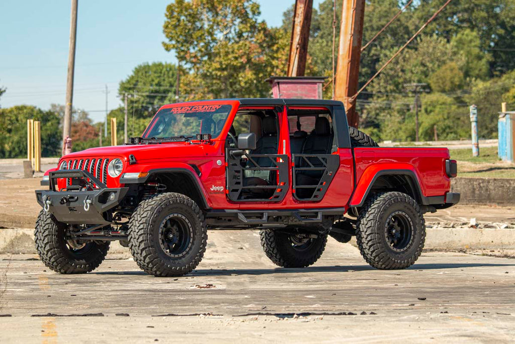 Rough Country Contoured Drop Steps | Jeep Gladiator JT 4WD (2020-2022)