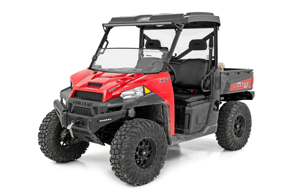 Rough Country Bumper Wings | 6" Black Slimline LED Pair | Polaris Ranger 1000 (13-21)