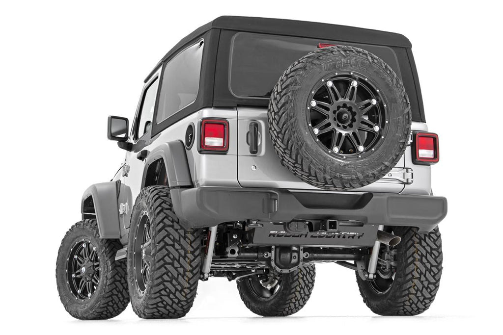 Rough Country Skid Plate | Muffler | Jeep Wrangler JL 4WD (2018-2023)
