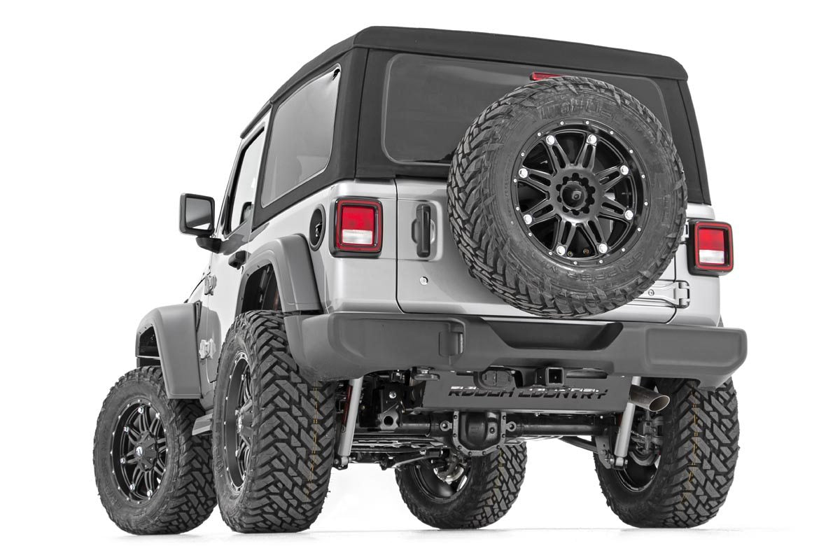 Rough Country Skid Plate | Muffler | Jeep Wrangler JL 4WD (2018-2023)