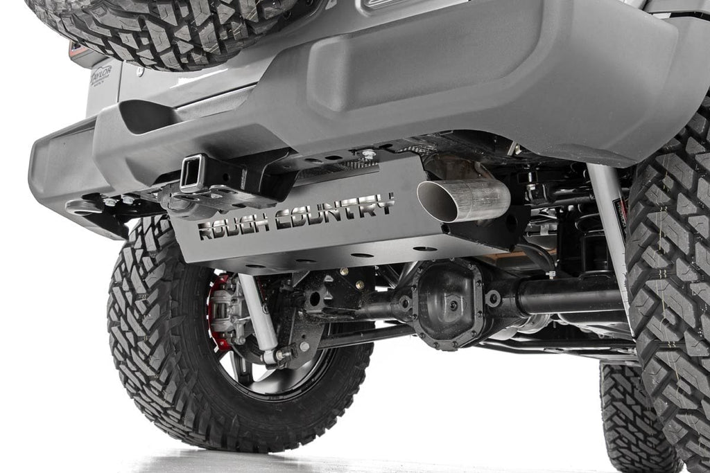 Rough Country Skid Plate | Muffler | Jeep Wrangler JL 4WD (2018-2023)