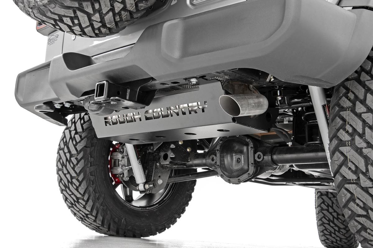 Rough Country Skid Plate | Muffler | Jeep Wrangler JL 4WD (2018-2023)