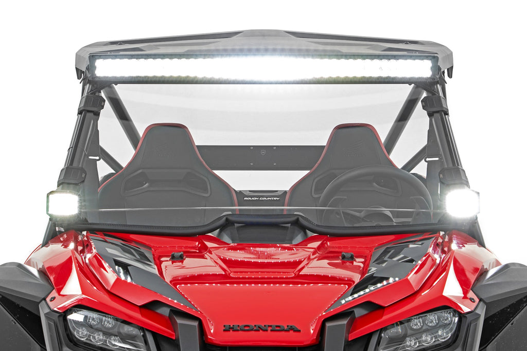 Rough Country LED Light | Front Mount | 40" Black Dual Row | Honda Talon (19-21)/Talon 1000R (19-22)