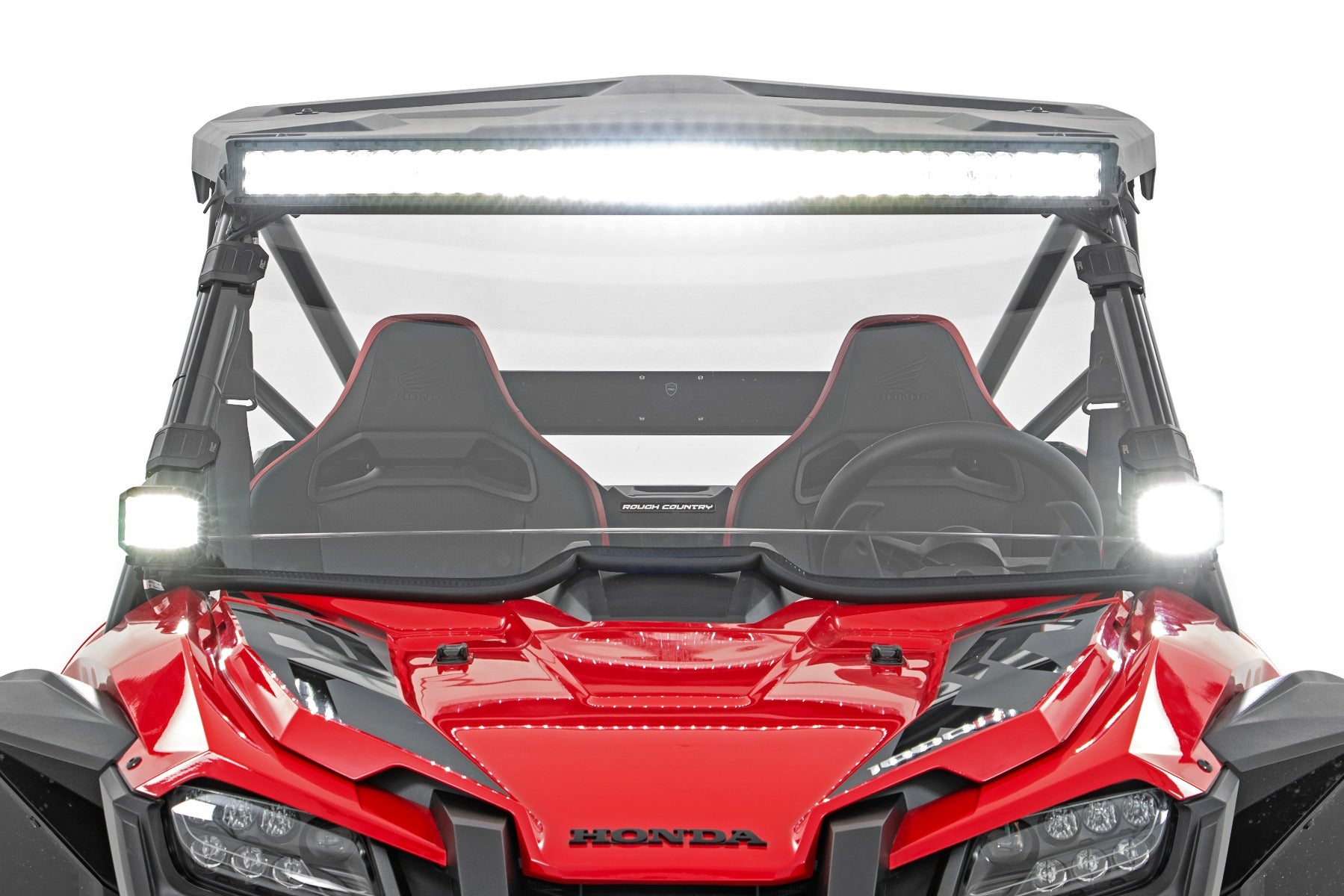 Rough Country LED Light | Front Mount | 40" Black Dual Row | Honda Talon (19-21)/Talon 1000R (19-22)