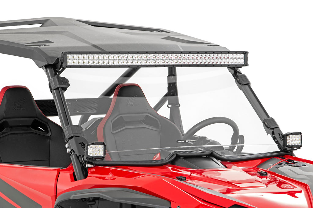Rough Country LED Light | Front Mount | 40" Black Dual Row | Honda Talon (19-21)/Talon 1000R (19-22)