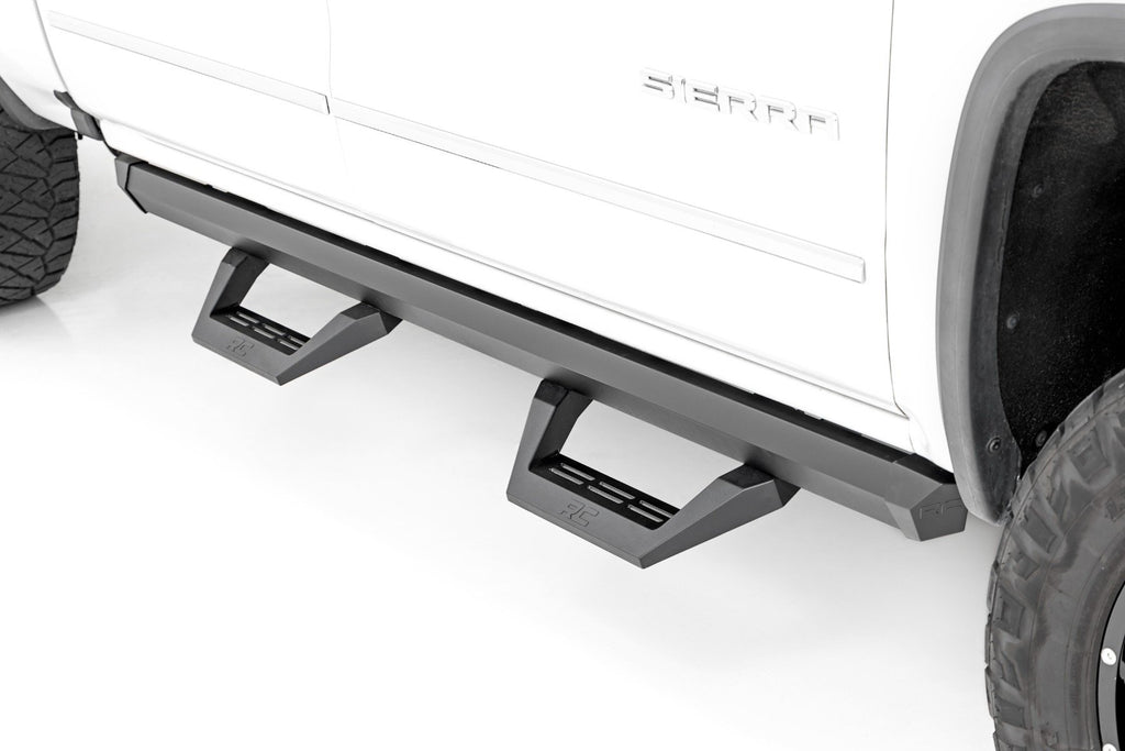 Rough Country SRX2 Adj Aluminum Step | Crew Cab | Chevy/GMC 1500/2500HD/3500HD (07-18)
