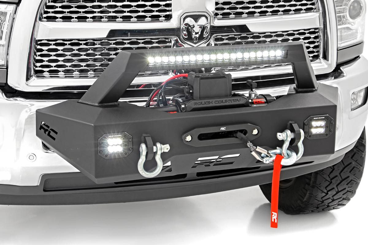 Rough Country EXO Winch Mount Kit | Ram 2500 2WD/4WD (2014-2018)