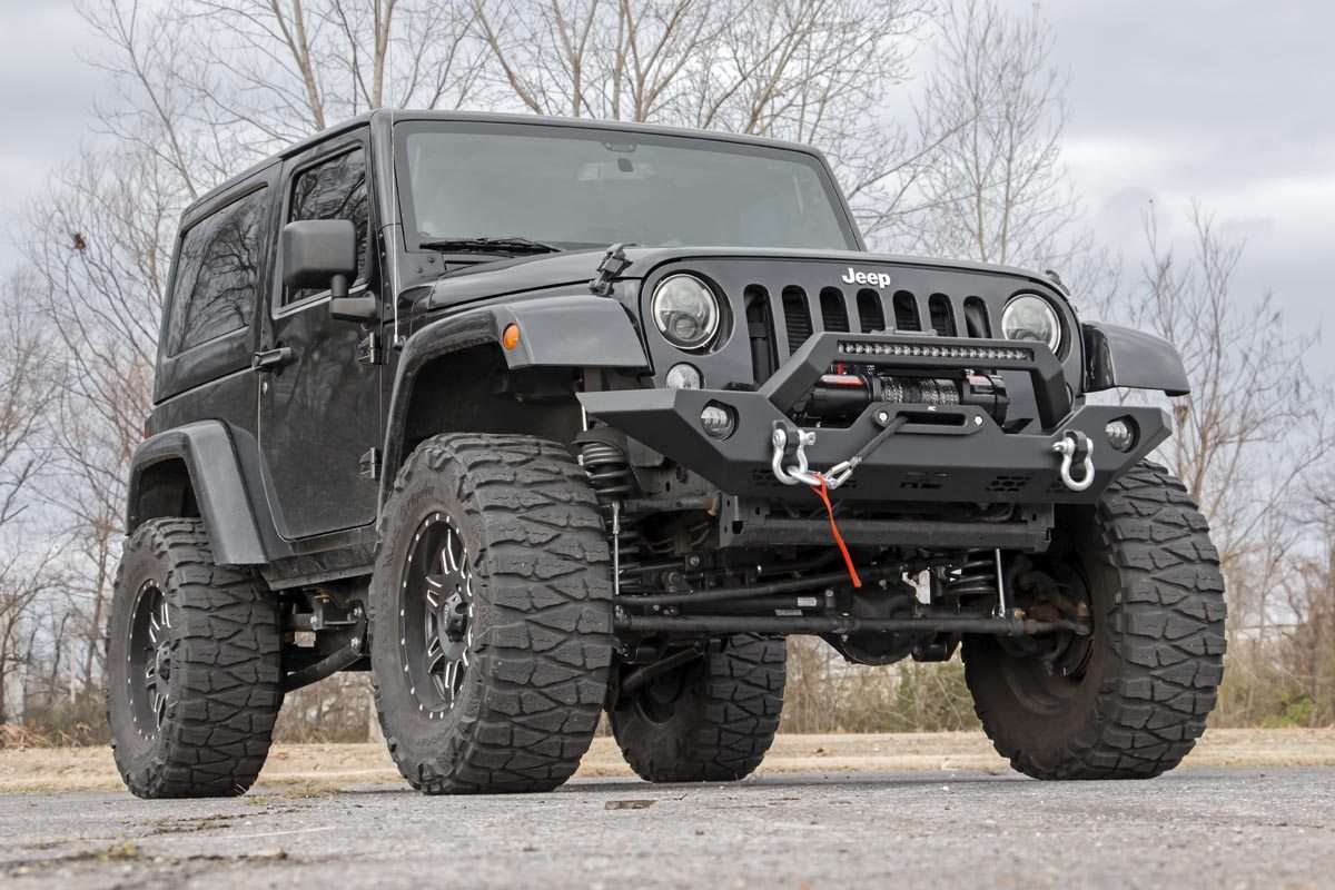 Rough Country Front Bumper | Sport | OE Fog | Jeep Gladiator JT/Wrangler JK & JL
