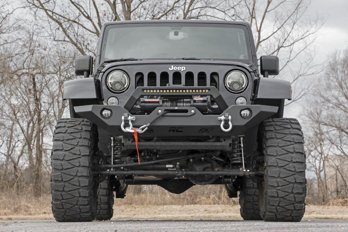 Rough Country Front Bumper | Sport | OE Fog | Jeep Gladiator JT/Wrangler JK & JL