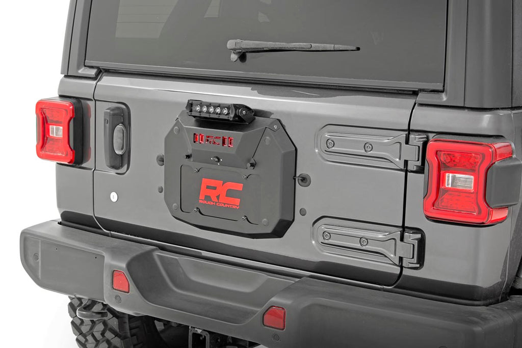 Rough Country Spare Tire Carrier Delete Kit | Jeep Wrangler 4xe (21-23)/Wrangler JL (18-23)
