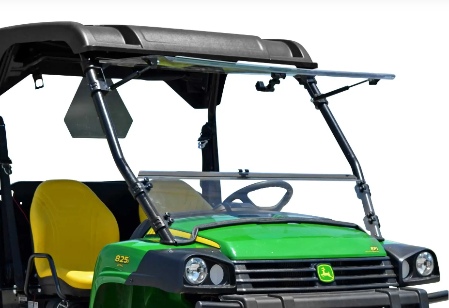 John Deere Gator Scratch-Resistant Flip Windshield