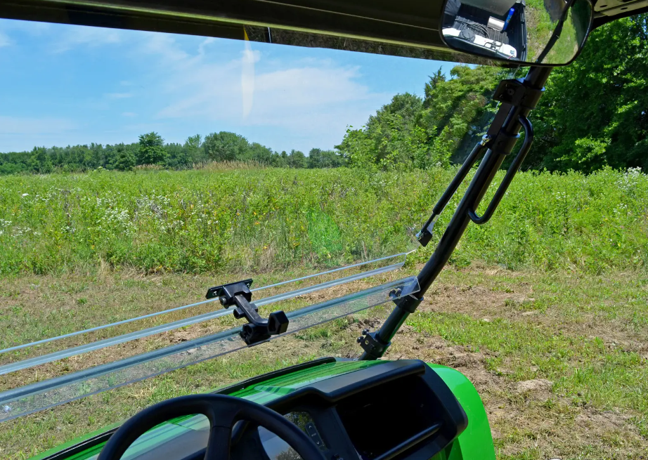 John Deere Gator Scratch-Resistant Flip Windshield
