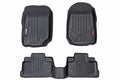 Rough Country Floor Mats | FR & RR | 4 Door | Jeep Wrangler JK 2WD/4WD (07-13)