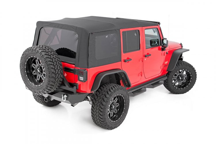 Rough Country Soft Top | Replacement | Black | 2 Door | Jeep Wrangler JK (10-18)