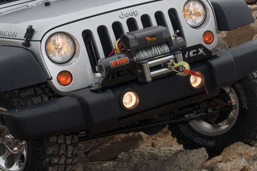 Rough Country Winch Mounting Plate | Factory Bmpr | Jeep Wrangler JK  (2007-2018)