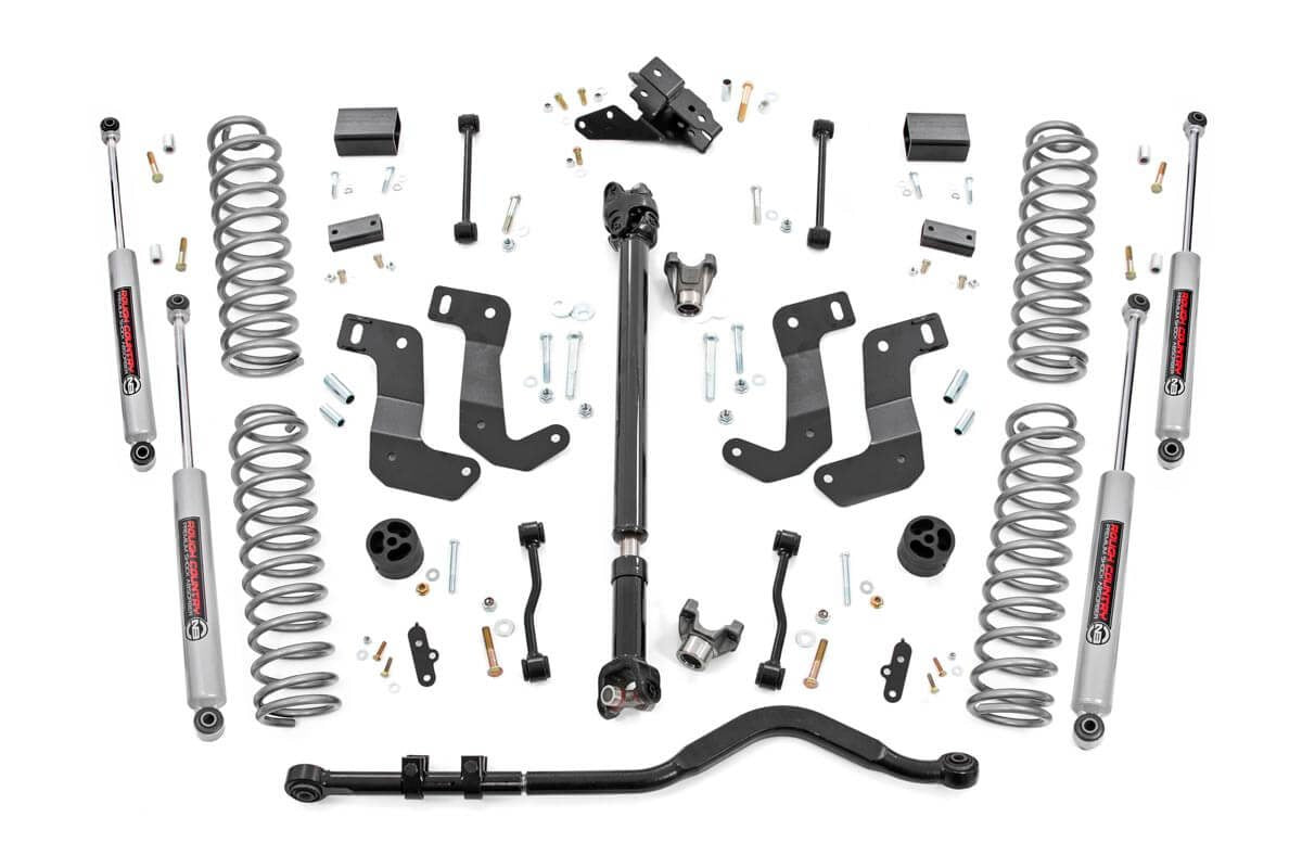 3.5 Inch Lift Kit | C/A Drop | FR D/S | Jeep Wrangler JL Rubicon (18-23)