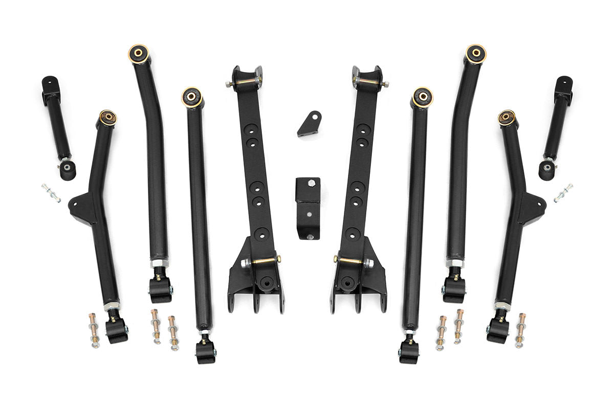 Rough Country Long Arm Upgrade Kit | 4-6 Inch Lift | Jeep Wrangler TJ 4WD (04-06)