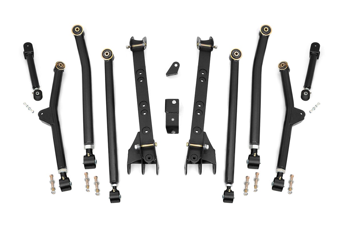Rough Country Long Arm Upgrade Kit | 4-6 Inch Lift | Jeep Wrangler TJ 4WD (97-06)