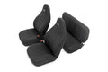 Rough Country Seat Covers | Front and Rear | Jeep Wrangler TJ (03-06) 4WD