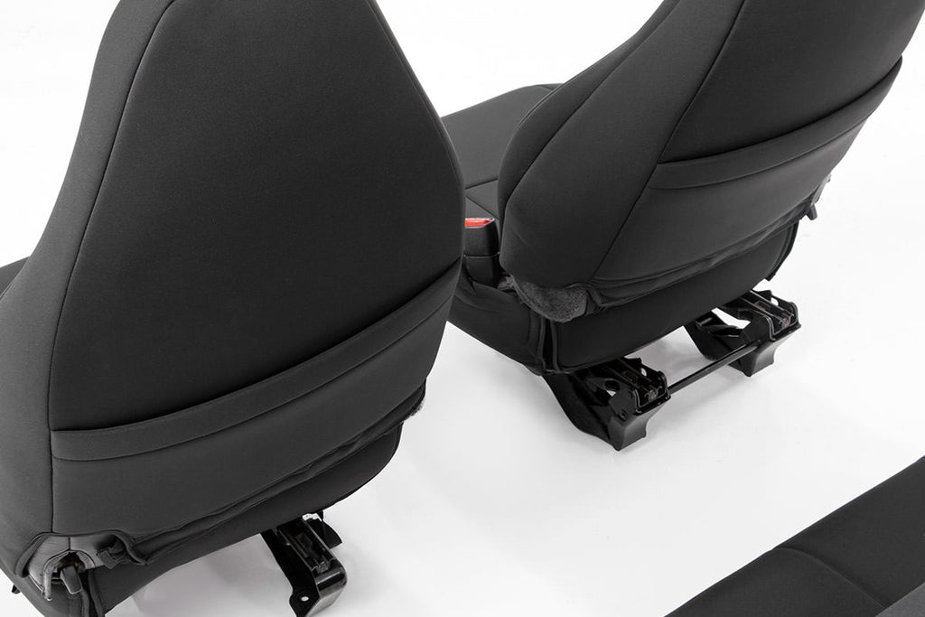 Rough Country Seat Covers | Front and Rear | Jeep Wrangler TJ (03-06) 4WD
