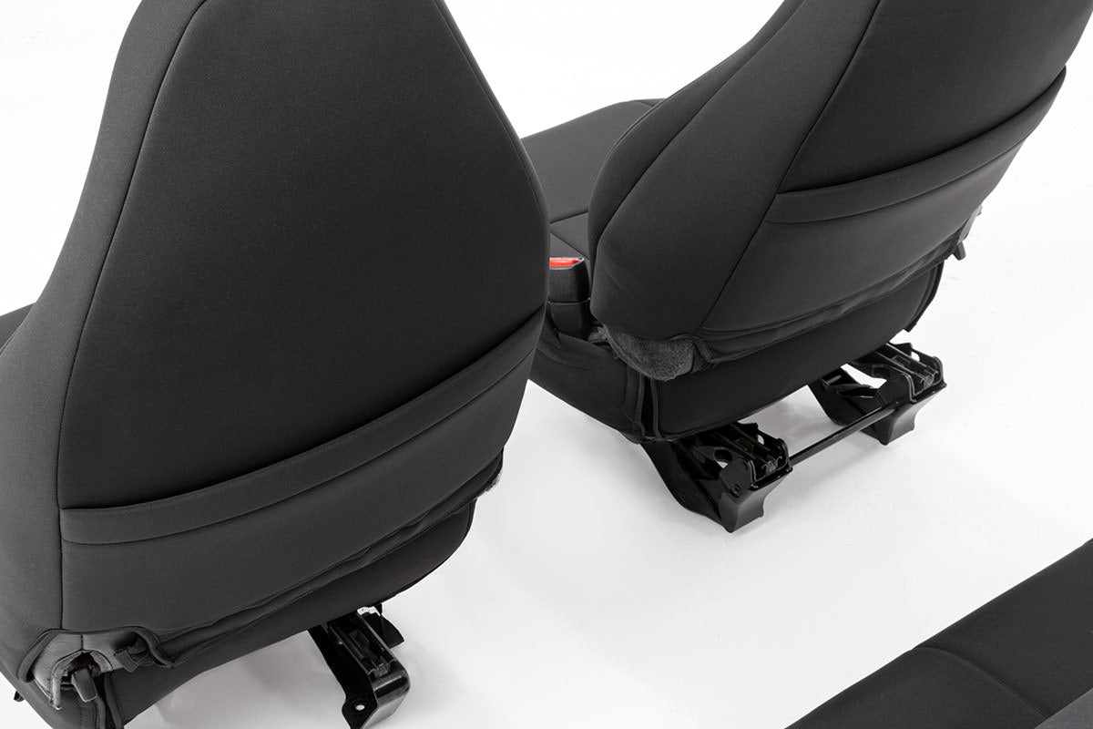 Rough Country Seat Covers | Front and Rear | Jeep Wrangler TJ (03-06) 4WD