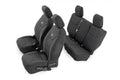 Rough Country Seat Covers | Front and Rear | Jeep Wrangler JK 4WD (2011-2012)