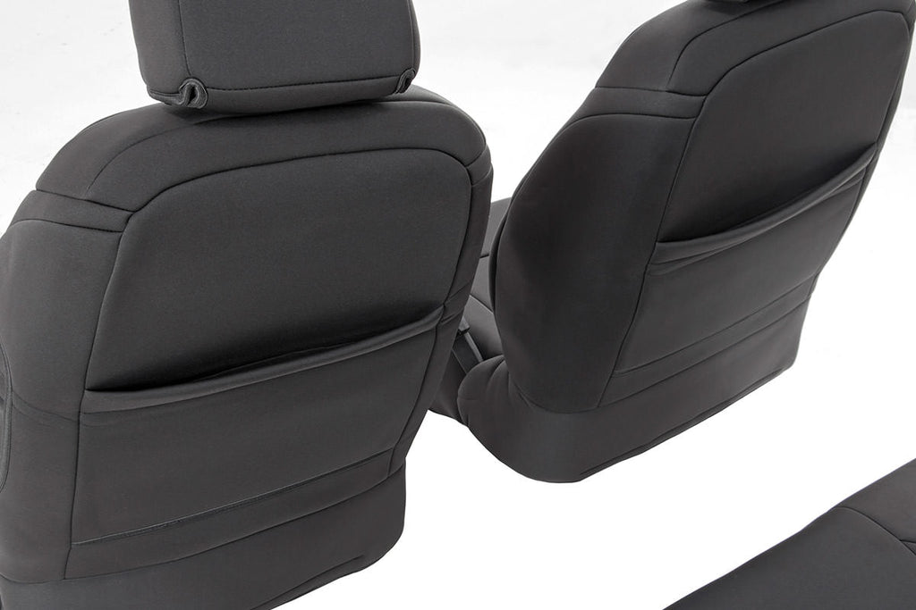 Rough Country Seat Covers | Front and Rear | Jeep Wrangler JK 4WD (2011-2012)