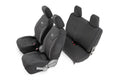 Rough Country Seat Covers | Front and Rear | Jeep Wrangler JK 4WD (2007-2010)