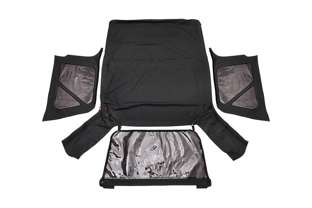 Rough Country Soft Top | Replacement | Black | Full Doors | Jeep Wrangler TJ (97-06)