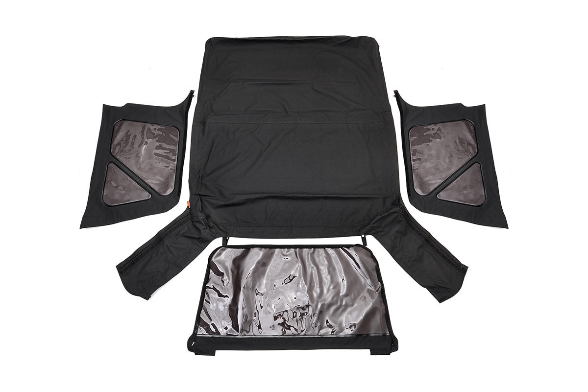Rough Country Soft Top | Replacement | Black | Full Doors | Jeep Wrangler TJ (97-06)