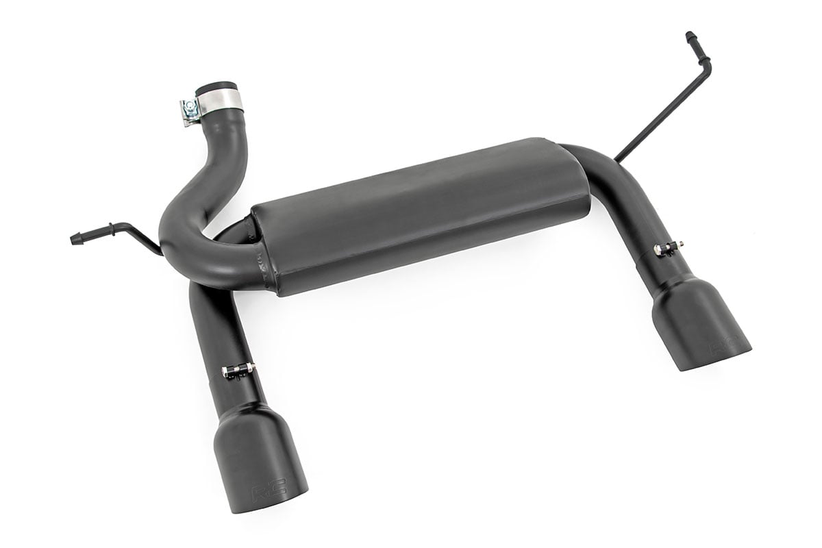 Rough Country Performance Exhaust | Dual Outlet | Jeep Wrangler JK  (2007-2018)