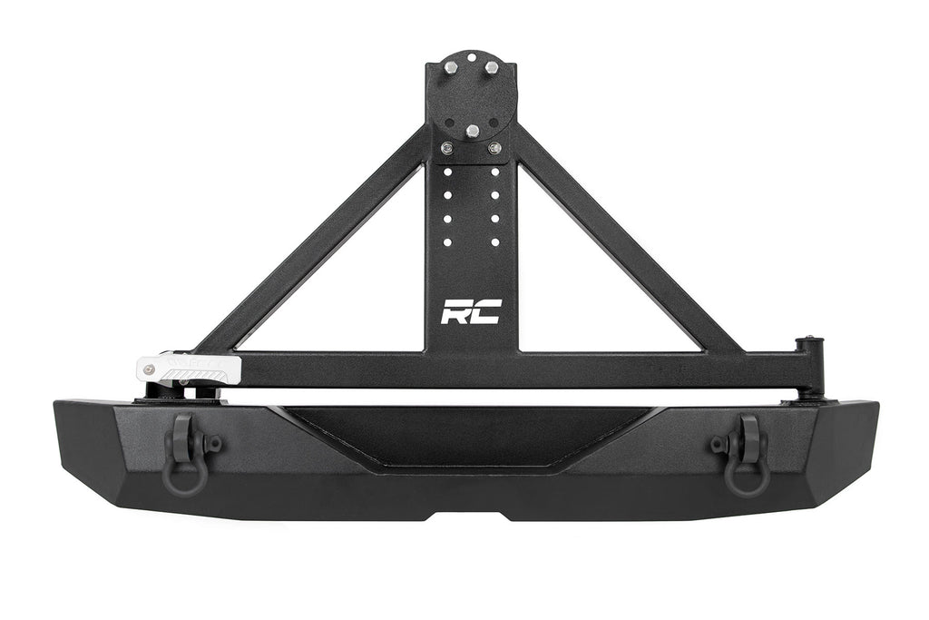 Rough Country Rear Bumper | Rock Crawler | Tire Carrier | Jeep Wrangler JK  (07-18)