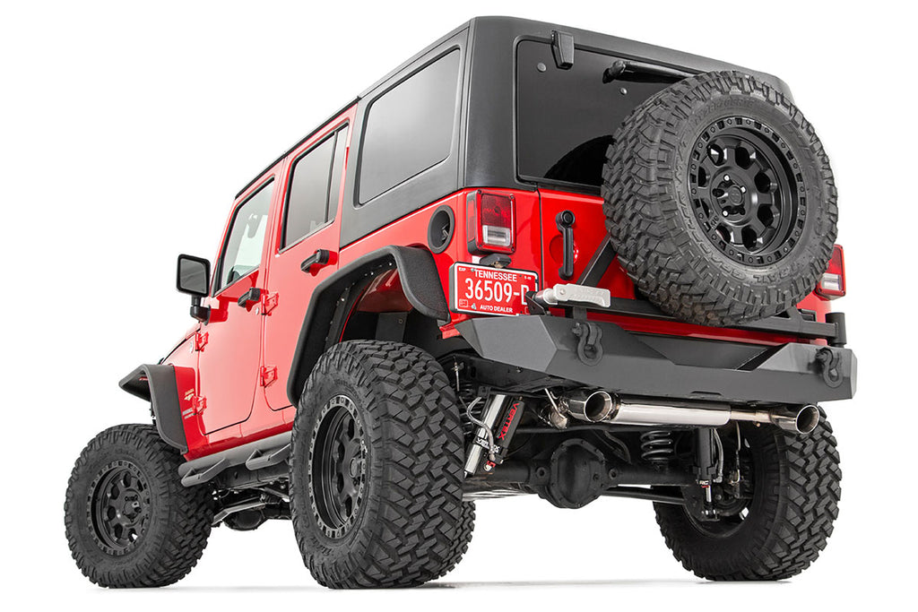Rough Country Rear Bumper | Rock Crawler | Tire Carrier | Jeep Wrangler JK  (07-18)