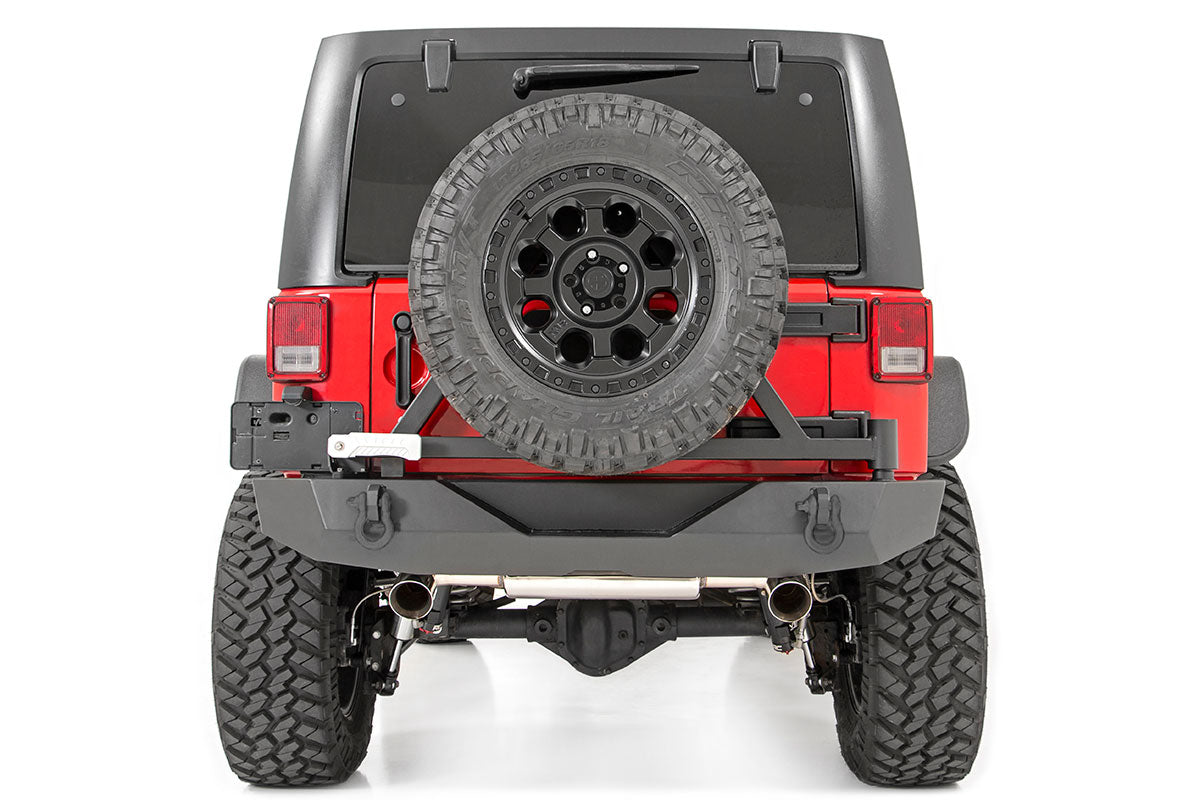 Rough Country Rear Bumper | Rock Crawler | Tire Carrier | Jeep Wrangler JK  (07-18)
