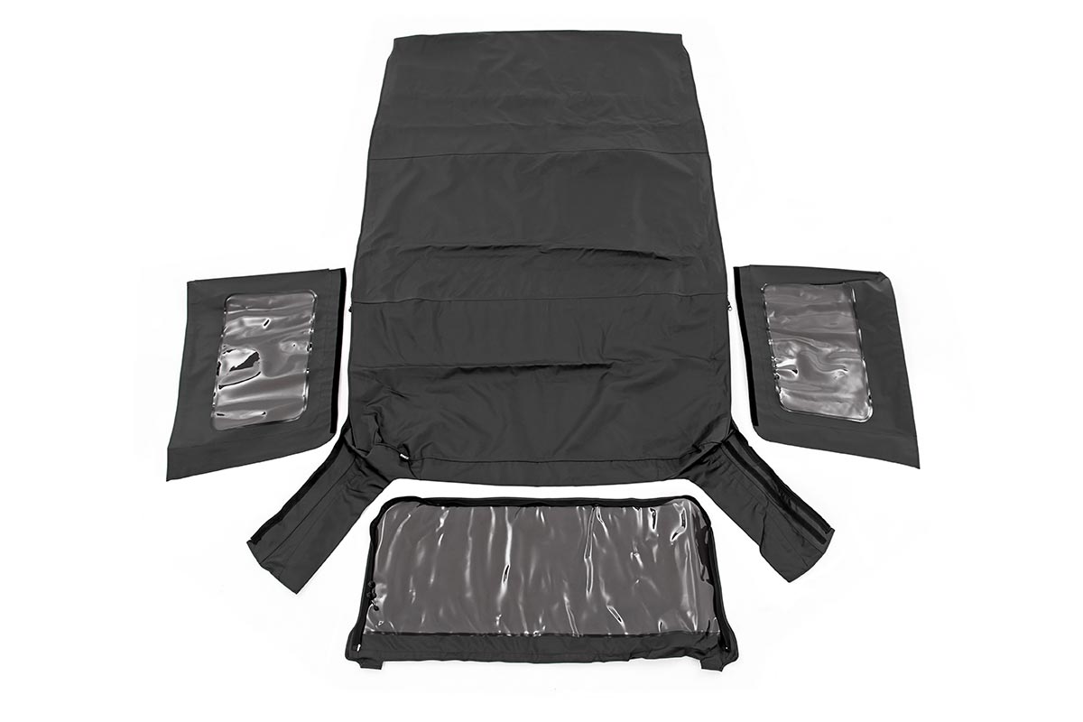 Rough Country Soft Top | Replacement | Black | 4 Door | Jeep Wrangler JK (10-18)