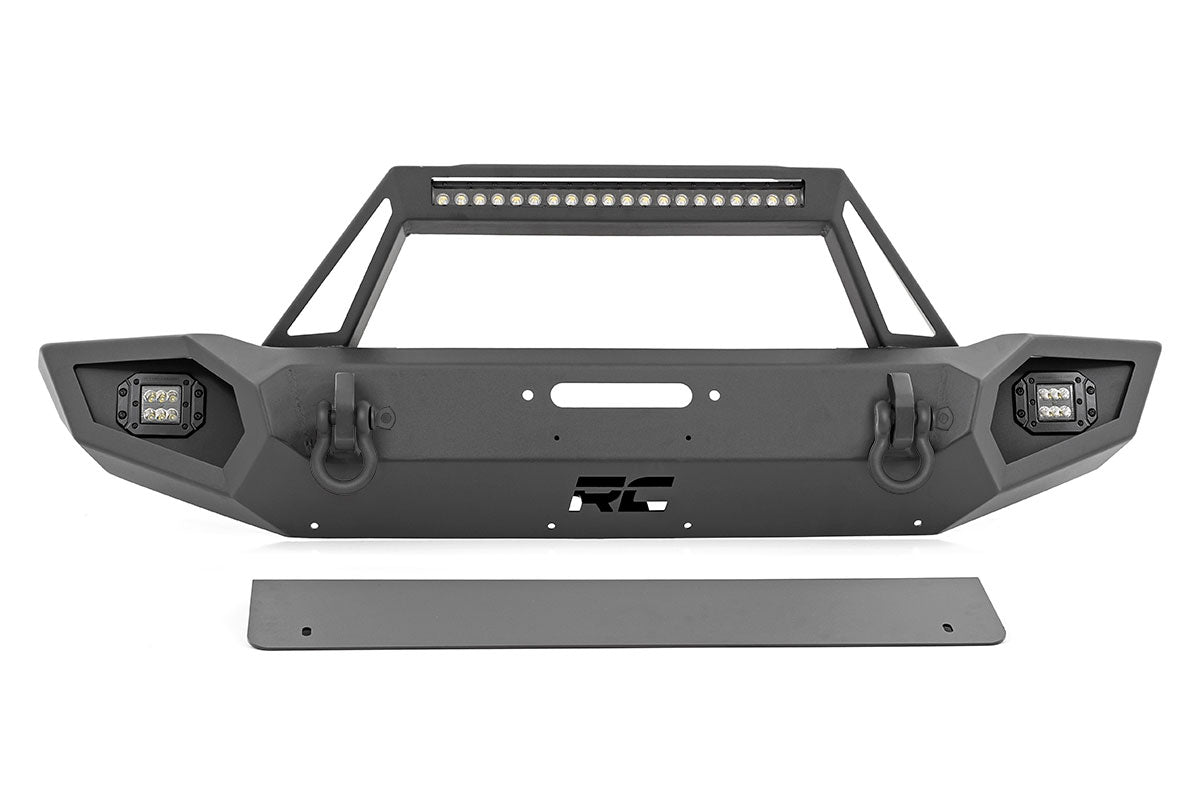 Rough Country Front Winch Bumper | Jeep Gladiator JT/Wrangler 4xe/Wrangler JK/Wrangler JL